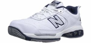 New Balance Men's WC806 - Stability Tennis Shoe for Flat feet