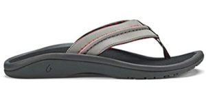 Olukai Men's Hokua - Comfortable Beach Flip Flop Sandal