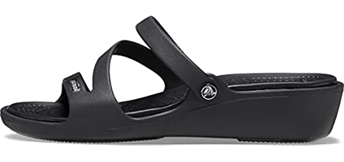 Crocs Women's Patricia - Mini Wedge Slip Resistant Sandal
