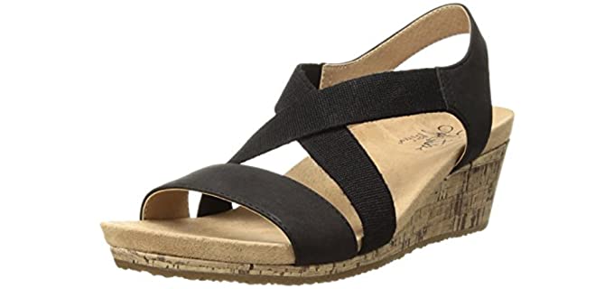LifeStride Women's Mexico - Arch Supporting Wedge Heel Sandal