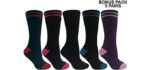Heat Jammer Women's Thermal Brushed - Winter Compression Socks