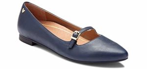 black flats with good arch support
