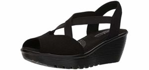 skechers diamante wedge sandals