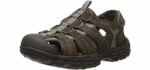Skechers Men's Selmo - Memory Foam Toe Ring Sandals