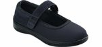 Orthofeet Women's Mary Jane - Extra Wide Width Shoes