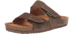 Eastland Men's Caleb - Sandals with a Cork Footbed