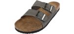 Northside Men's Phoenix - Two Strap Sandals with a Cork Footbed