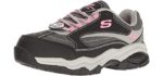 Skechers Women's Biscoe ST - Steel Toe Industrail Shoes for Work
