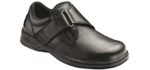 Orthofeet Men's Broadway - Standing All Day Dress Shoe