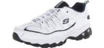 Skechers Men's Afterburn - Casual Comfortable Laboratory Work Shoes