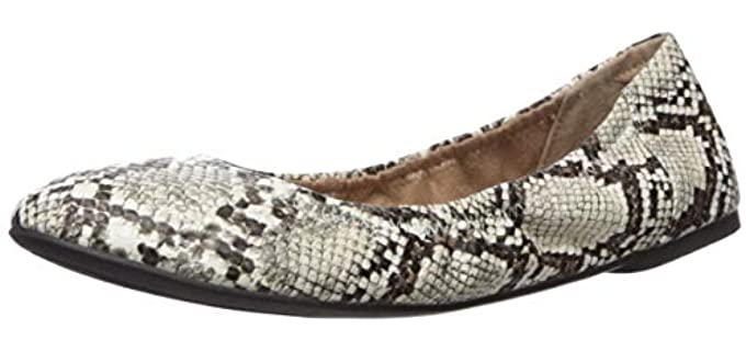 Amazon Essentials Women's Knit - Narrow Heel ballet Flat Shoes