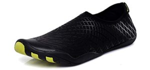 DoGeek Men's Aqua Sock - Snorkeling Water Shoes