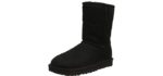 UGG Women's Classic - Rubber Sole Bootie Slippers