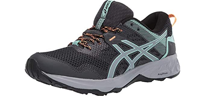 ASICS Women's Gel-Sonoma 5 Trail Running Shoes, 7, Graphite Grey/Sheet Rock