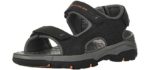 Skechers Men's Tresmen Garo - comfortable Memory Foam Sandals