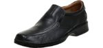 Clarks Men's Escalade - Arch Support Loafers for Plantar Fasciitis