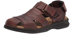 Clarks Men's Hapsford Cove - Sandals for Walking
