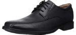 Clarks Men's Tilden Walk - Slip resistant Dress Work Shoe