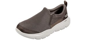 Skechers Men's Go Walk 5 Prized - Slip-On Plantar Fasciitis Shoes