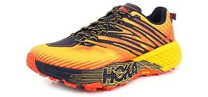 Hoka One Men's SpeedGoat 4 - Running Shoes with Vibram Soles