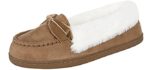 Jessica Simpson Women's Micro Suede - Narrow Fit Slippers