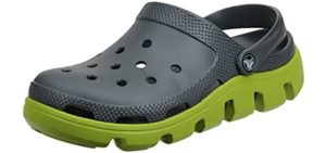 Crocs Men's Duet Sport Clog - Shoes for Back Pain
