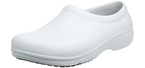 Crocs Women's On The Clock - Work Clog for Standing All Day