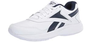 Reebok Men's Walk Ultra 7 DMX - Slip Resistant Shoe for Flat Feet