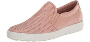 Ecco Women's Soft Slip On - Loafer Shoe for Flat Feet