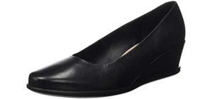 Ecco Women's Shape 45 Wedge - Dress Shoe for Flat Feet