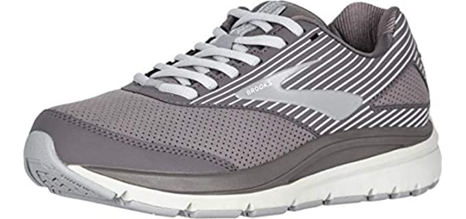 Brooks Addiction Walker Suede Shark/Alloy/Oyster 5