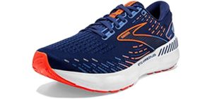 Brooks Men's Glycerin GTS 20 - Stability Trail Running Shoe for Overweight People