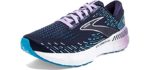 Brooks Women's Glycerin GTS 20 - Stability Trail Running Shoe for Overweight People