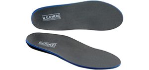 Walk Hero Men's Orthotic - Plantar Fasciitis Insole Replacement for Adidas Shoes