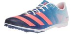 Adidas Women's  - Spiked Shoe for Sprinting