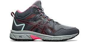 Asics Women's Gel Venture 8 - Mid Top Running Shoe for Ankle Support