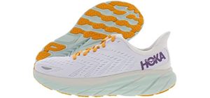 Hoka One Women's Clifton 8 - Running Shoe for Ankle Fusion