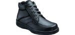 Orthofeet Men's Arch Boost Boot - Dress Boot for High Arches