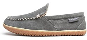 Minnetonka Men's Tilden - Leather Loafer Slipper
