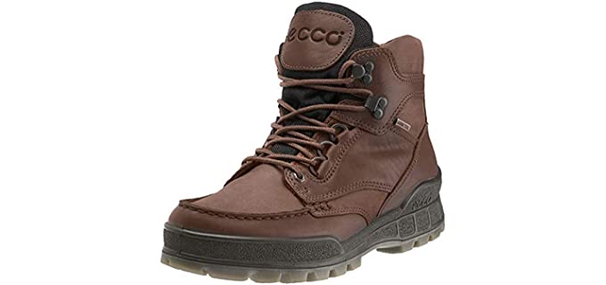 Ecco Men's Track Bison Boot - Hiking Shoe for Overpronation