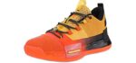 Peak Men's Taichi - Yellow High Top Basketball Shoes