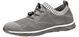 ALEADER Men's Adventure Aquatic Water Shoes Overcast Gray 12 D(M) US