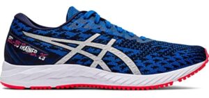 ASICS Women's Gel-DS Trainer 25 Running Shoes, 11, Electric Blue/Pure Silver