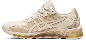 ASICS Women's Gel-Quantum 360 6 Sportstyle Shoes, 9.5, Birch/Rose Gold