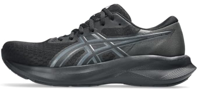 ASICS Women's Patriot 14 Running Shoes, 9, Black/Carrier Grey