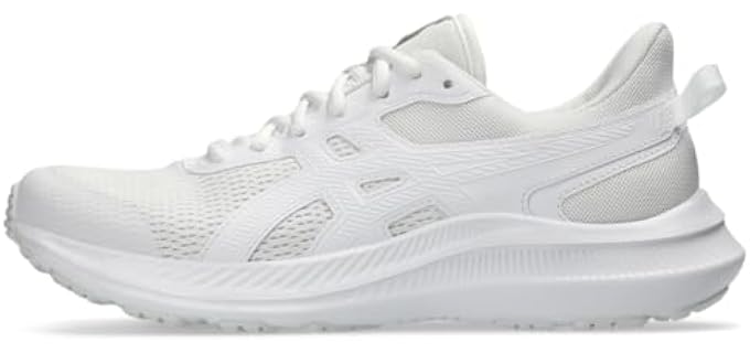 ASICS Women's JOLT 5 Running Shoes, 12, White/White