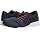 ASICS Men's fuzeX Knit, Blue/Black/Tomato, 6.5 D