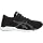 ASICS T835N Men's FuzeX Rush Adapt Running Shoe, Black/White/Dark Grey - 8.5