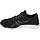 ASICS T835N Men's FuzeX Rush Adapt Running Shoe, Black/White/Dark Grey - 8.5