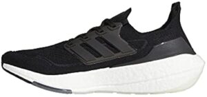 Adidas Men's Ultraboost 21, Black/Black/Grey, 9